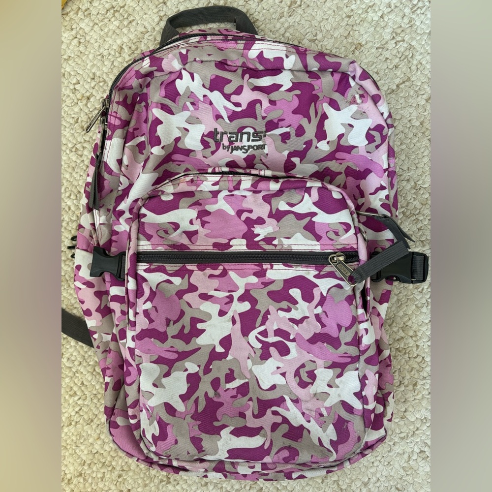 Jansport Pink Camo Backpack